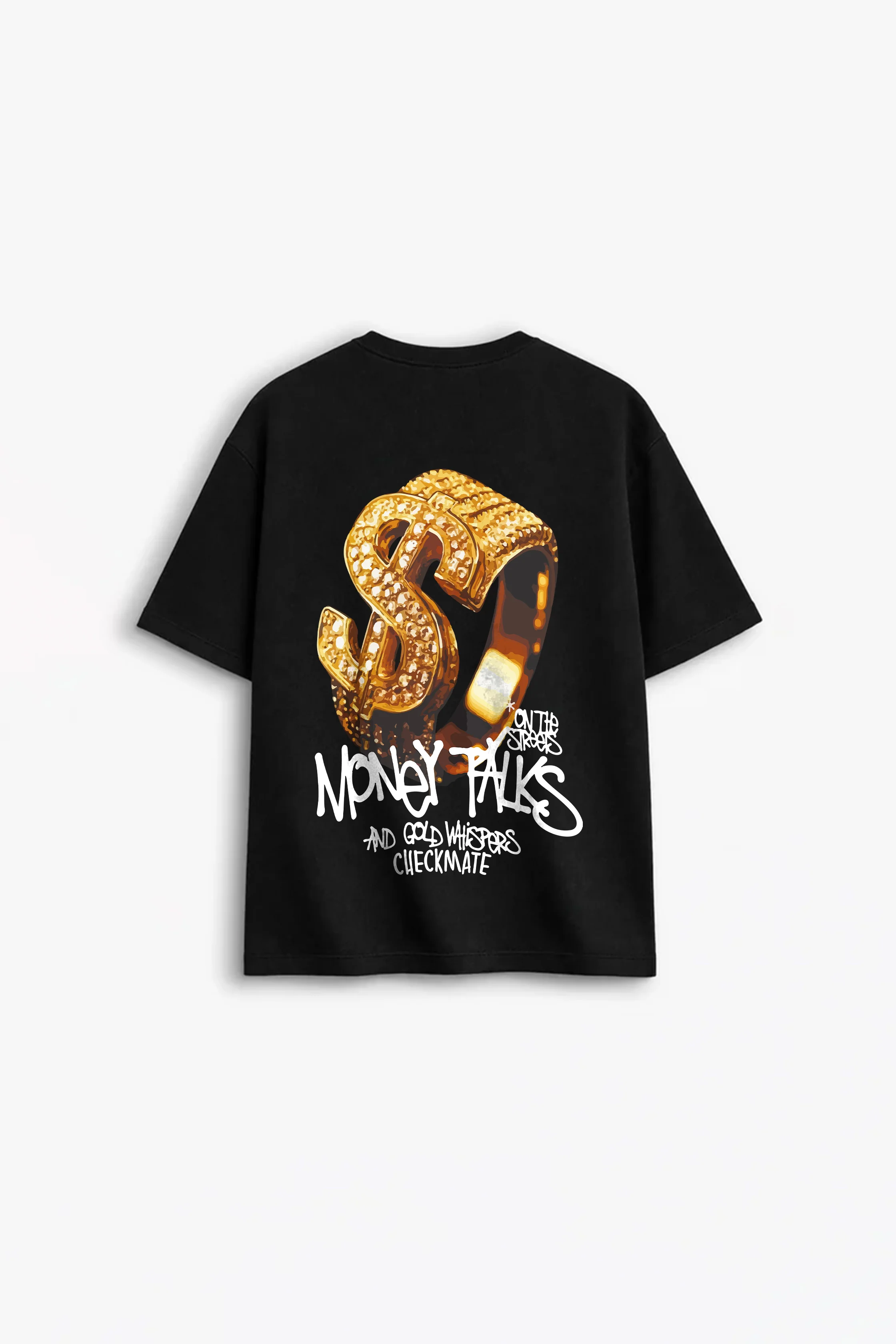 GOLDEN WHISPERS GRAPHIC T-SHIRT
