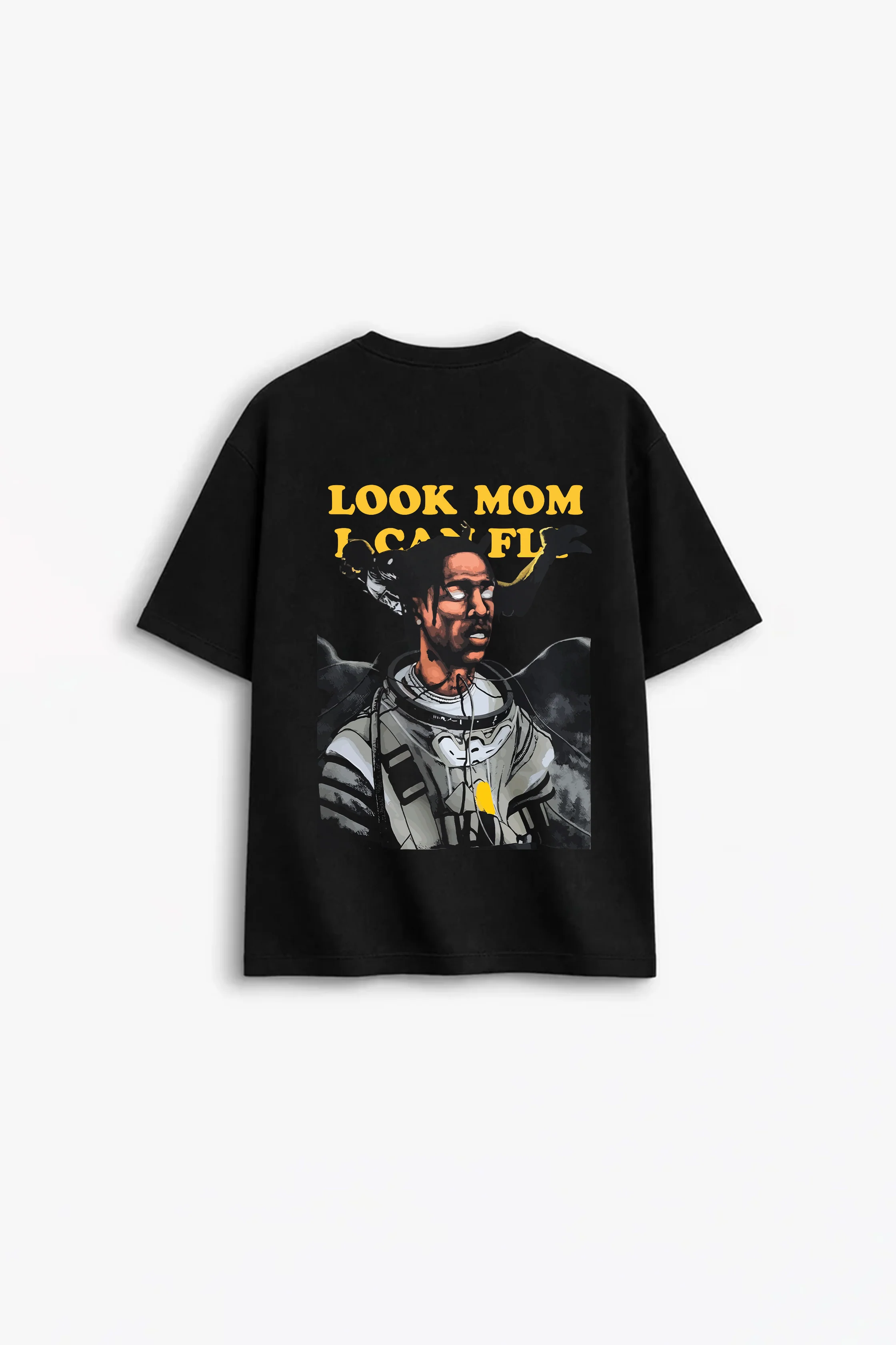 LOOK MOM GRAPHIC T-SHIRT